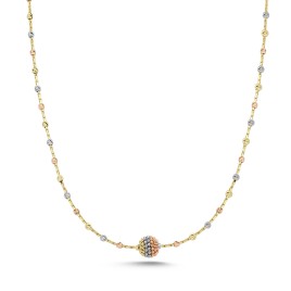 14 Karat Gold Dorika Halskette