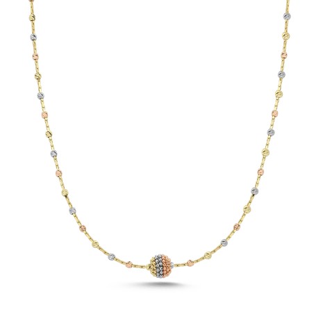 14 Karat Gold Dorika Halskette