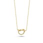 14 Karat Gold Knoten Halskette