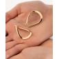 14 Karat Gold Creolen-Ohrring