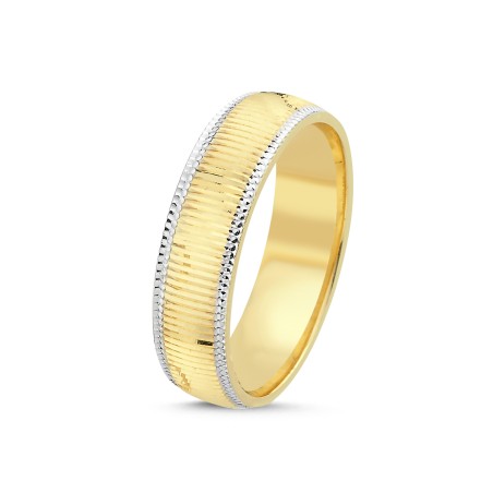 14 Karat Gold Damen-Ehering (5ALY1176)