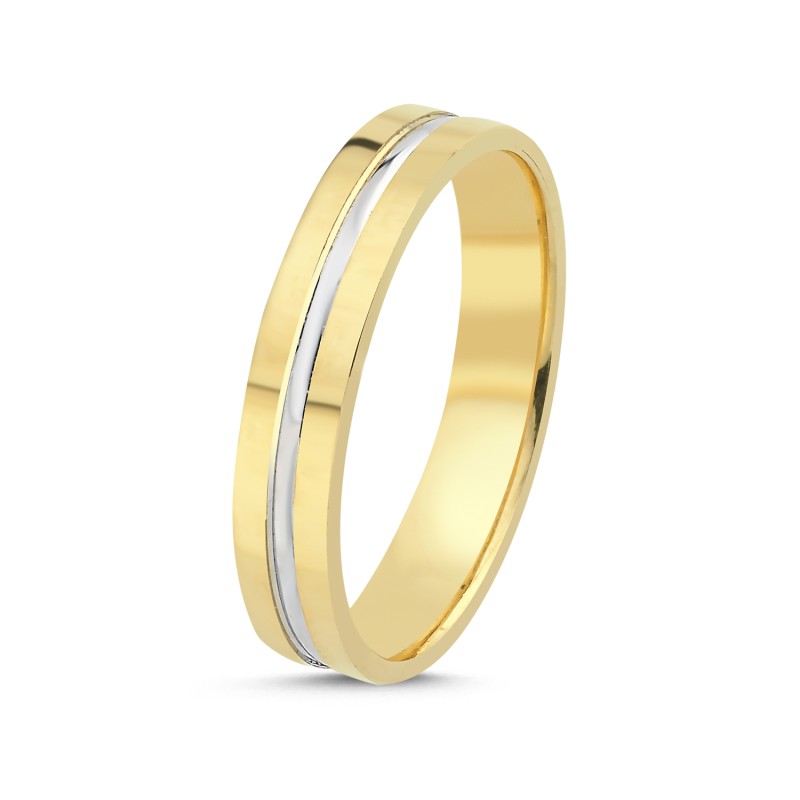 14 Karat Gold Herren-Ehering (5ALY1508)