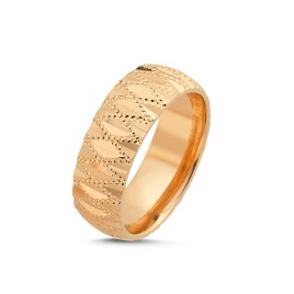 14 Karat Gold Damen-Ehering (5ALY1444)