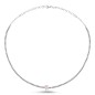 3,15 ct Diamant und Quarz Halskette