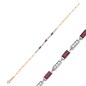 0.89 ct Diamond & Ruby Bracelet