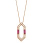 0,78 ct Diamant-Halskette