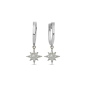 0,13 ct Diamant Polarstern Ohrringe
