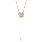 0,19 ct Diamant-Schmetterlings-Halskette