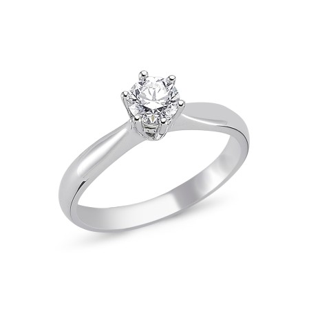 0,50 ct Diamant Solitärring