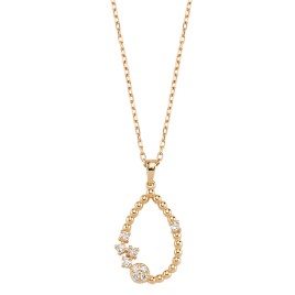 0,13 ct Diamant-Halskette