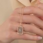 0,85 ct Diamant-Halskette