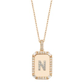 0,85 ct Diamant-Halskette