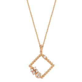 0.10 ct Diamant Designer Halskette Diagen Diamond - 1
