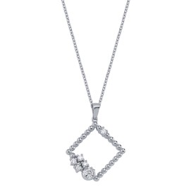 0.10 ct Solitaire Diamond Necklace