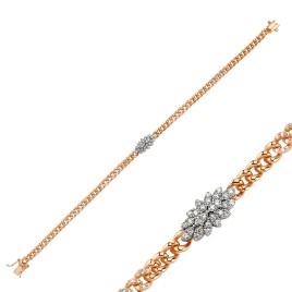 Baguette Diamant Halskette  Baget Kolyeler  DGN1585