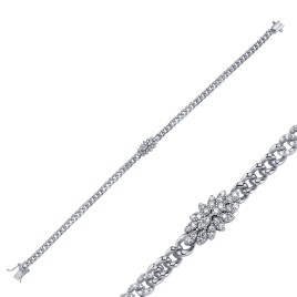 Baguette Diamant Halskette Baguette Halsketten DGN1586