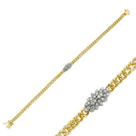 Baguette Diamant Halskette Baguette Necklaces DGN1587