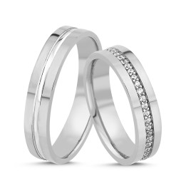 0.48 ct Baguette Diamant Ring Diagen Diamond - 1
