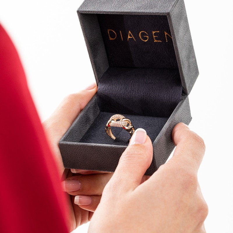 14 Karat Gold Women's Wedding Ring Wedding Rings for Her DGN1509