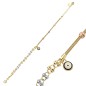 Dorica-Armband aus 14 Karat Gold mit Evil-Eye-Perlen
