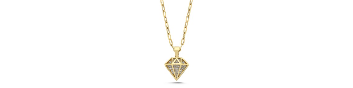 Goldene Halskette
